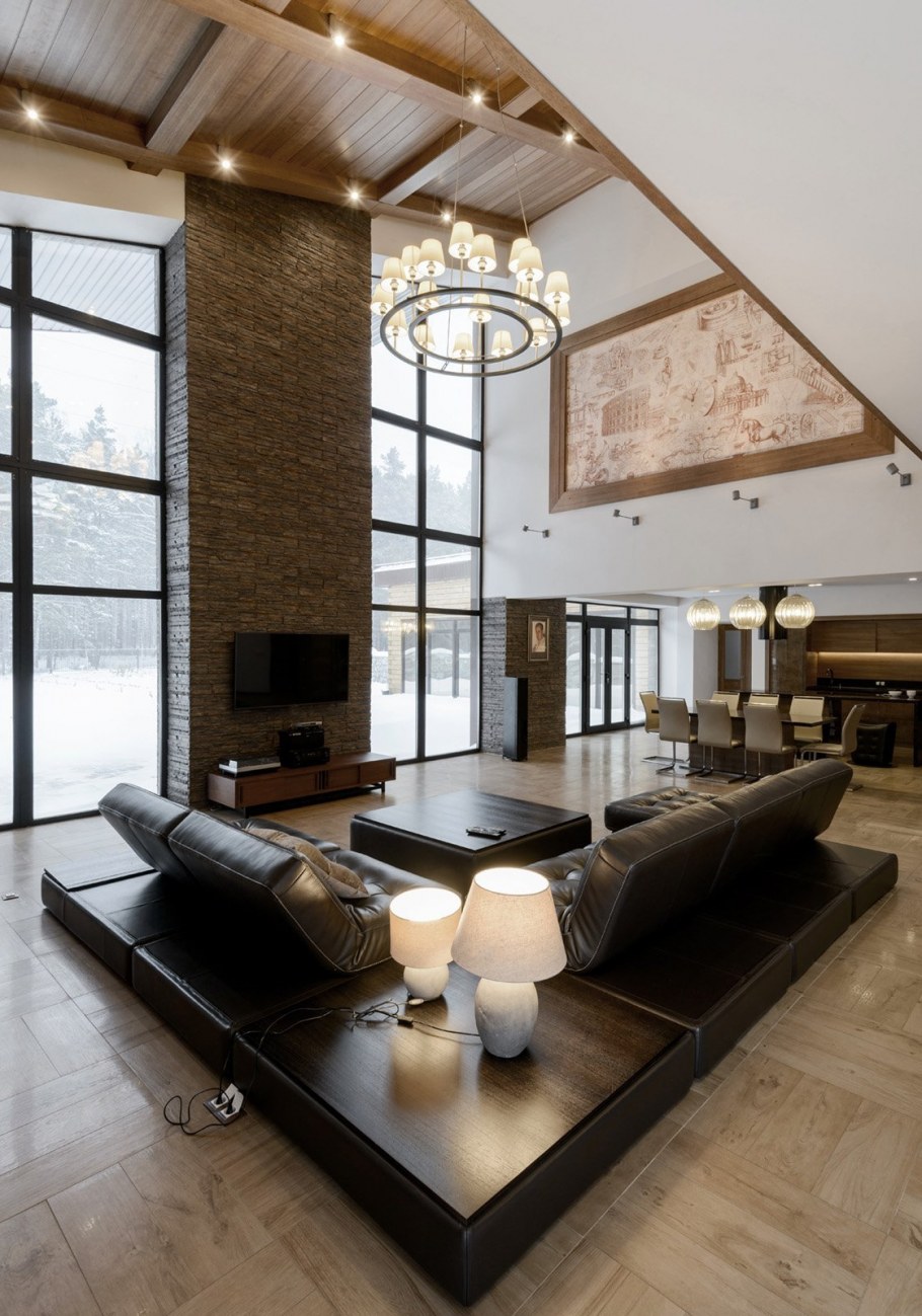 Стильные интерьеры домов