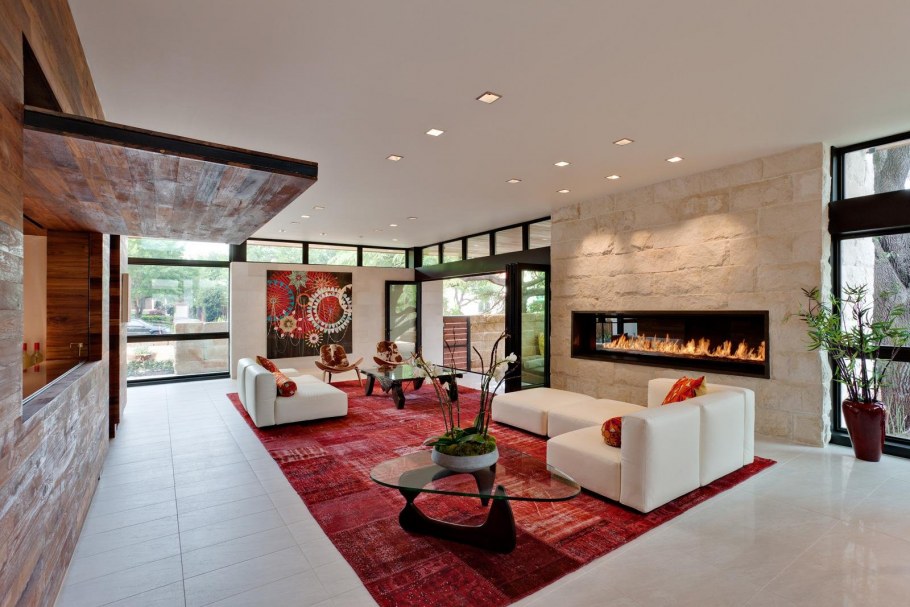 Стильный дом внутри