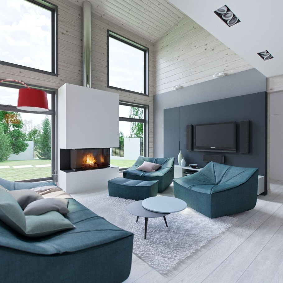 Интерьеры домов Минимализм