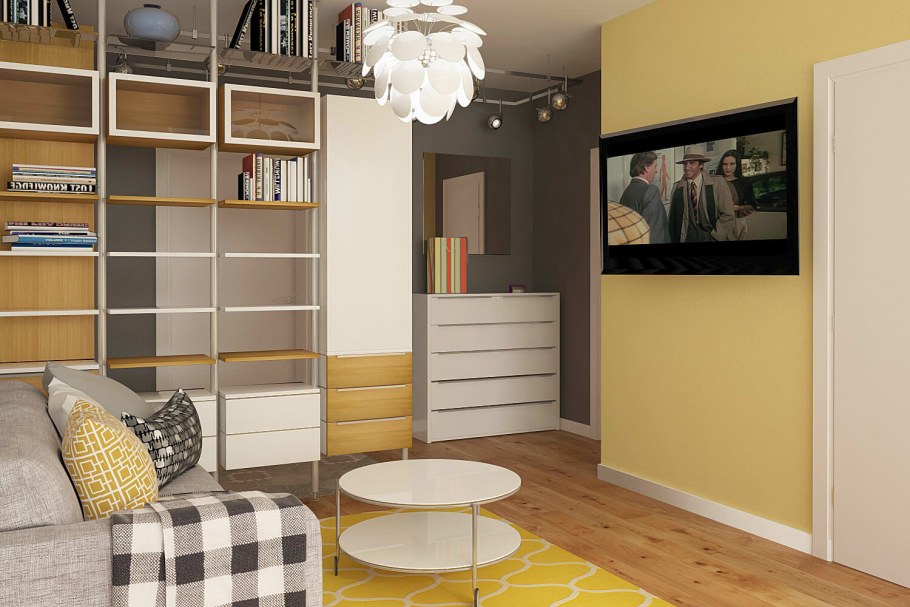 Интерьер квартиры 46 кв.м