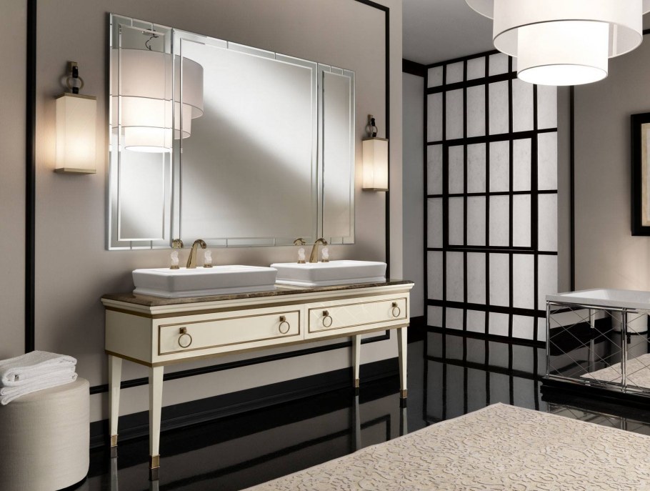 Комплект мебели для ванной Oasis Lutetia l3