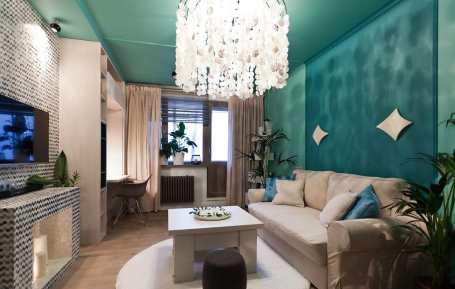 Solera Turquoise интерьере