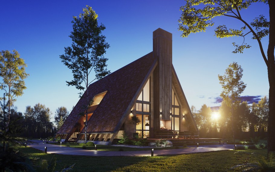 Фахверк шалаш