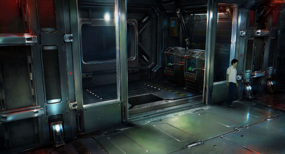 Киберпанк дверь