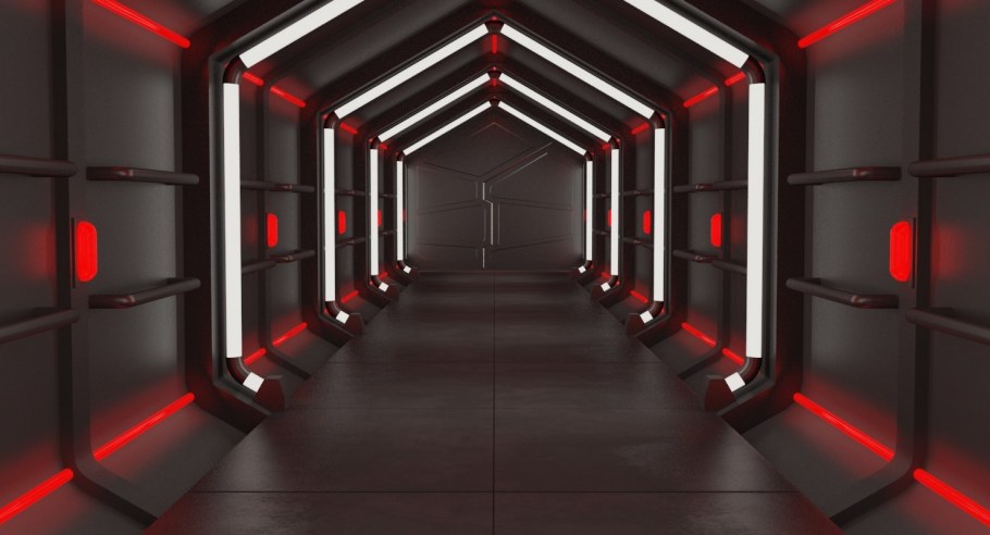 3d коридор