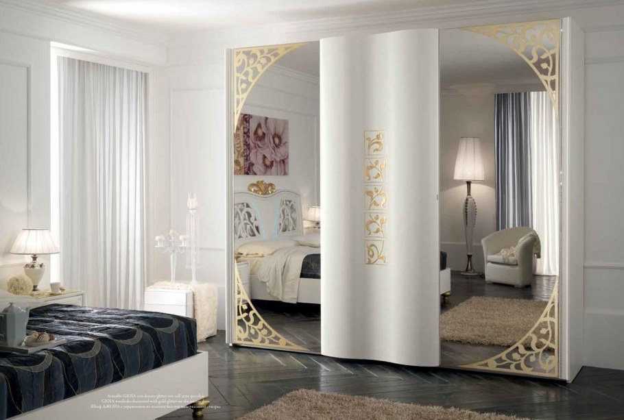 Красивые шкафы купе в спальню