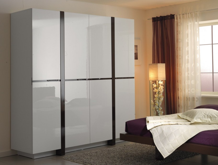 Шкаф Астрон белый глянец