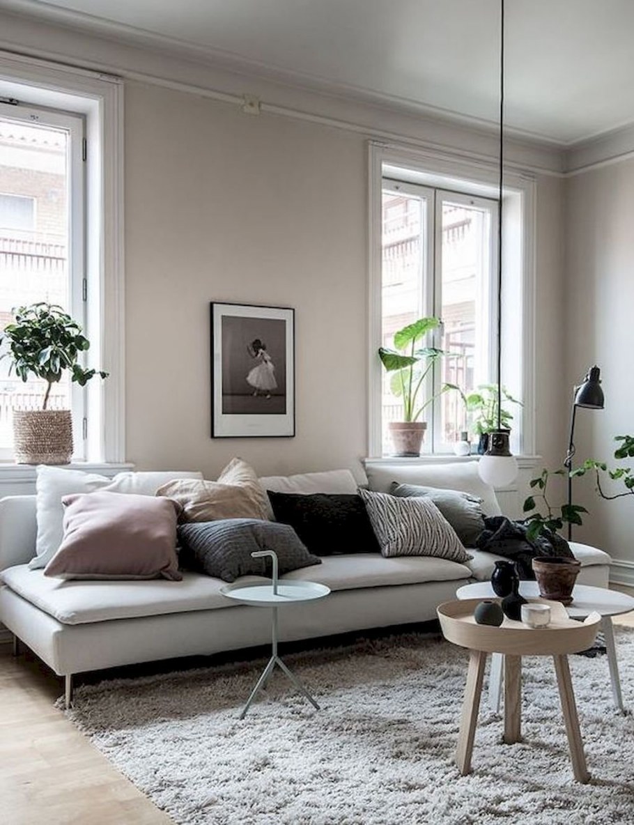 Бежево серые стены