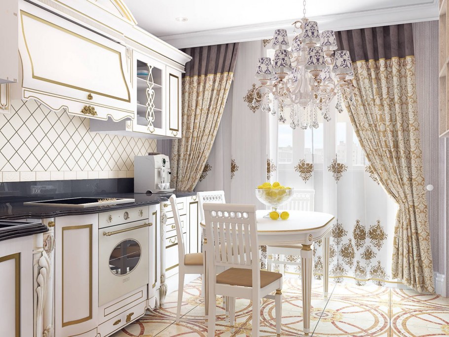 Кухня арт деко Неоклассика
