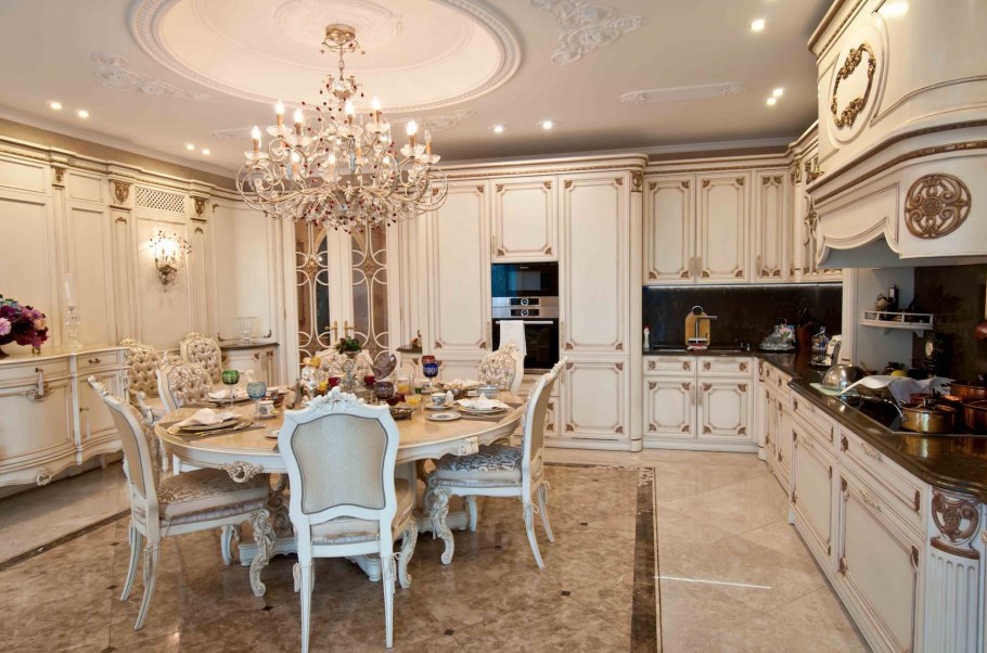 Кухня столовая в стиле Ампир