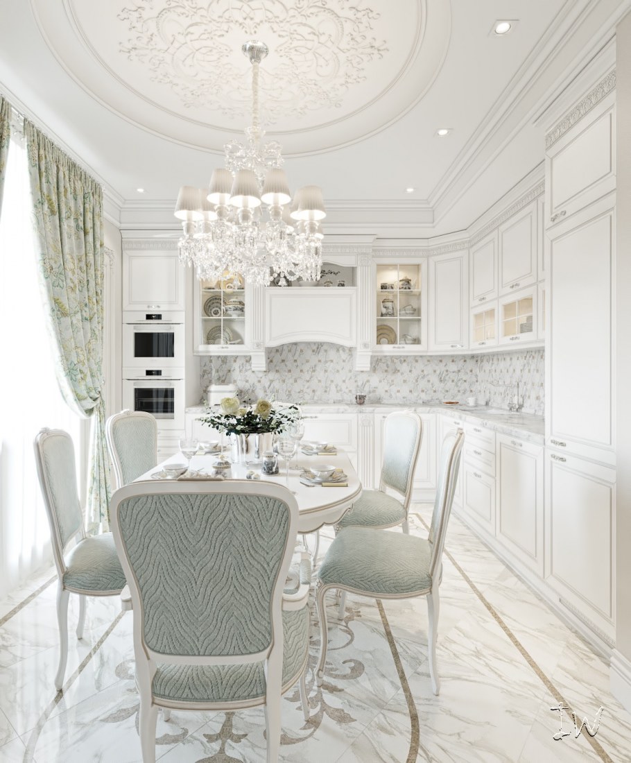 Кухня в дворцовом стиле