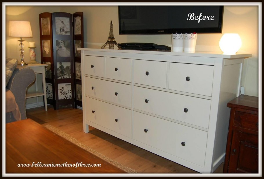 Комод ХЕМНЭС икеа 8 ящиков в интерьере