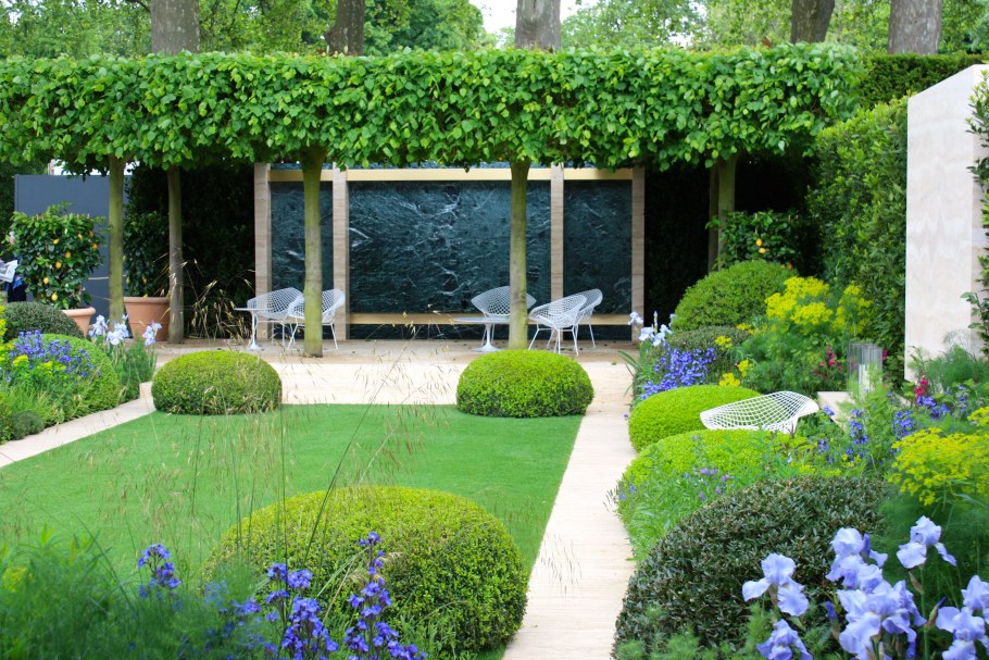 Chelsea Flower show сад Модерн