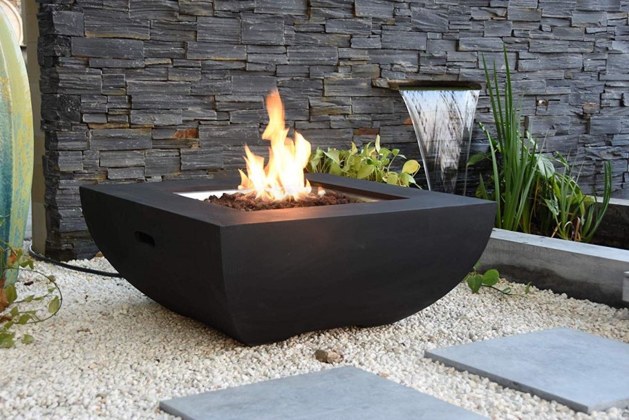 Modern Round Fire Table
