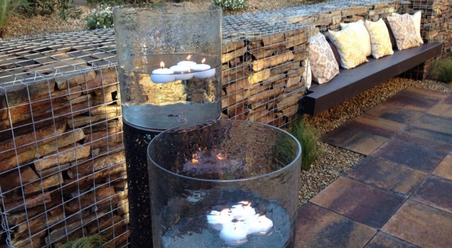 Костровище из габионов