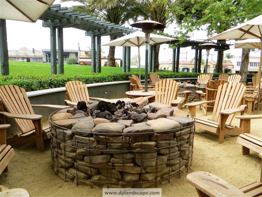 Костровище габион