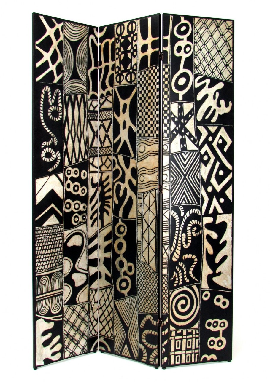 Ширма в одинарке в африканском стиле
