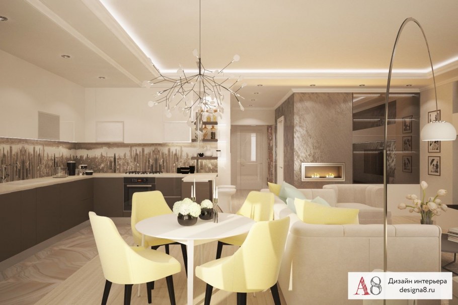 3 Комнатная квартира стили интерьера