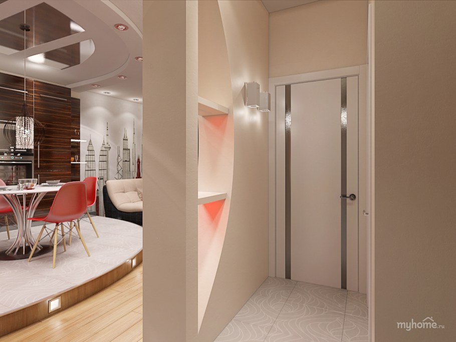 Интерьер 3 комнатной квартиры