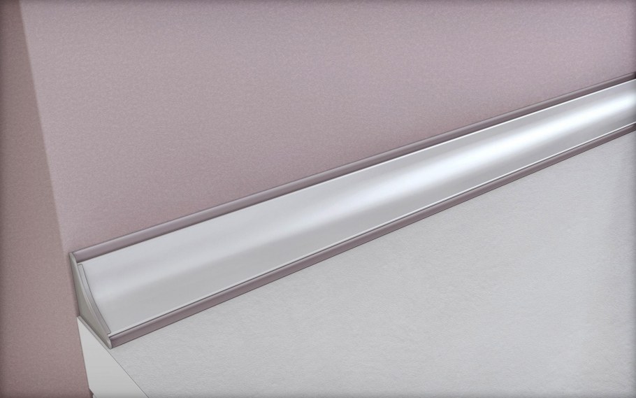 Volpato плинтус алюминиевый черный для столешницы