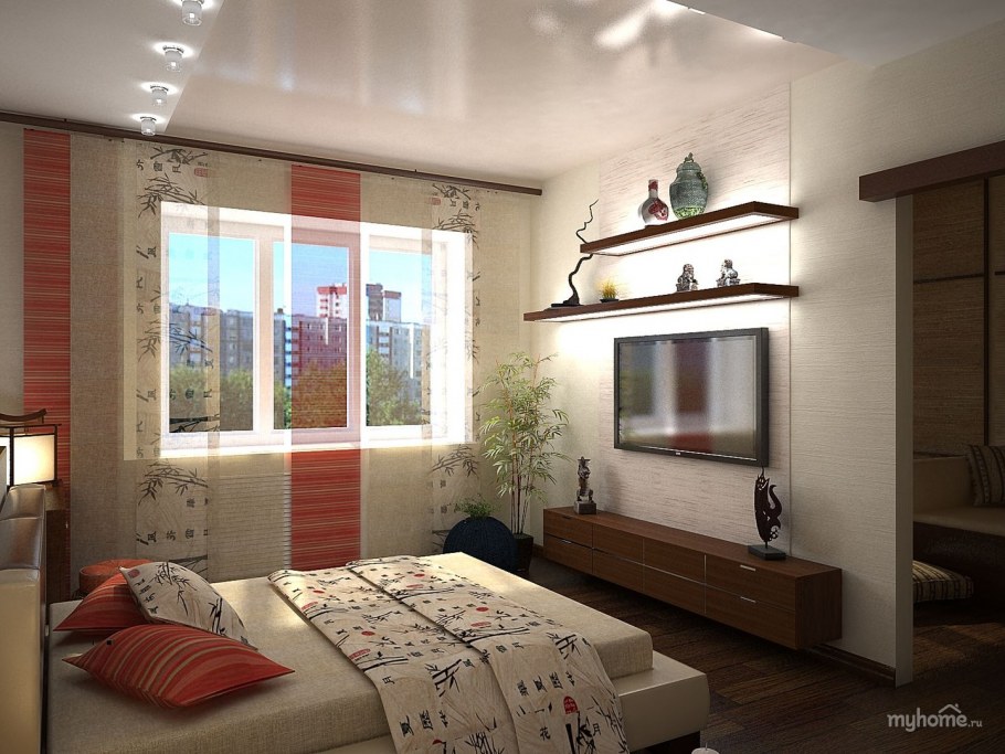 Дизайн китайской комнаты 11 кв м в квартире