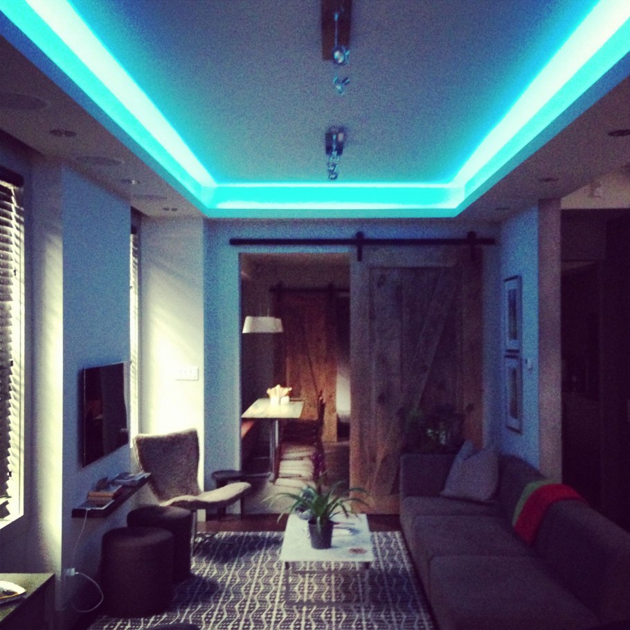 Освещение в гостиной