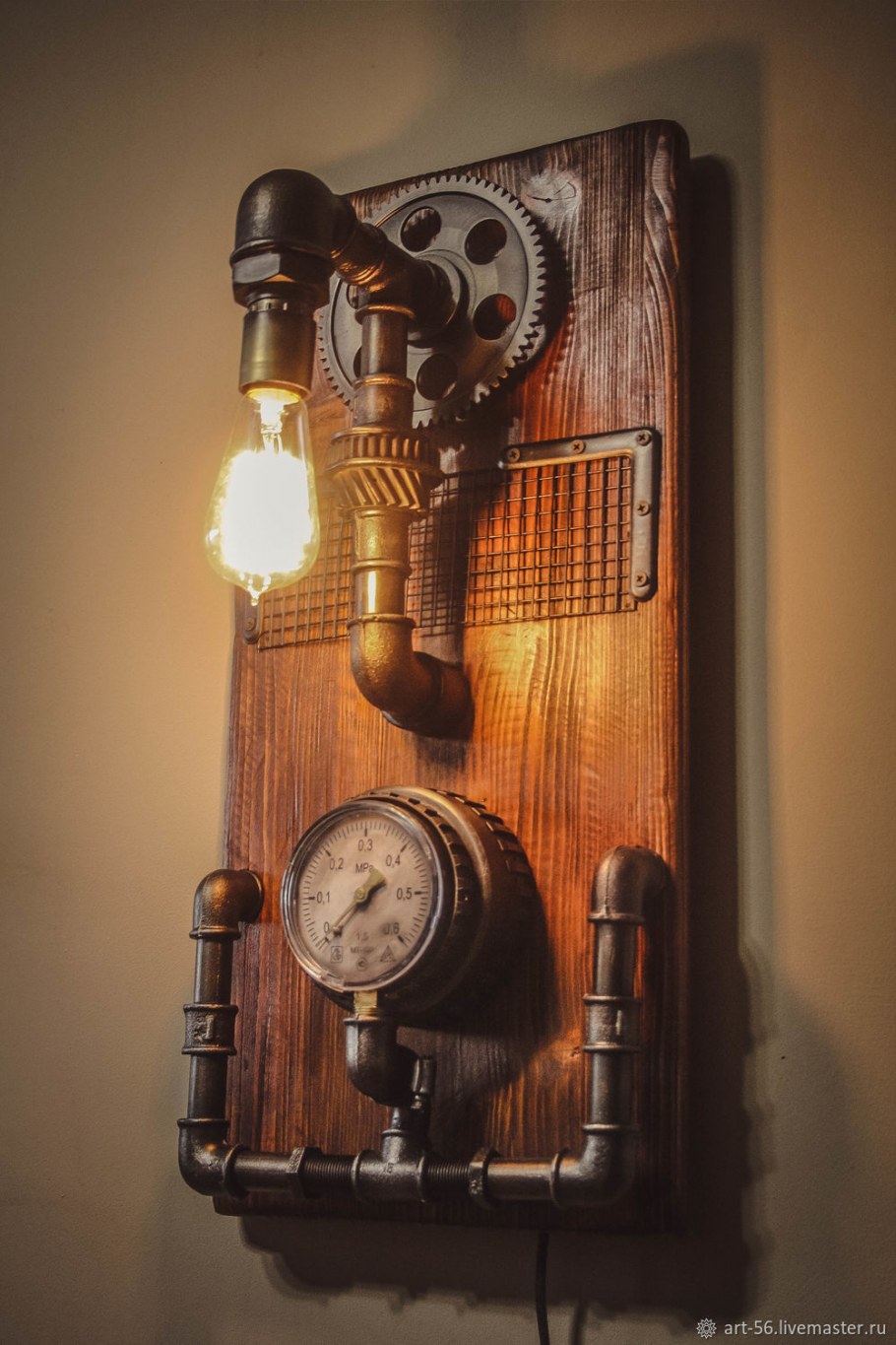 Стимпанк дизельпанк светильники