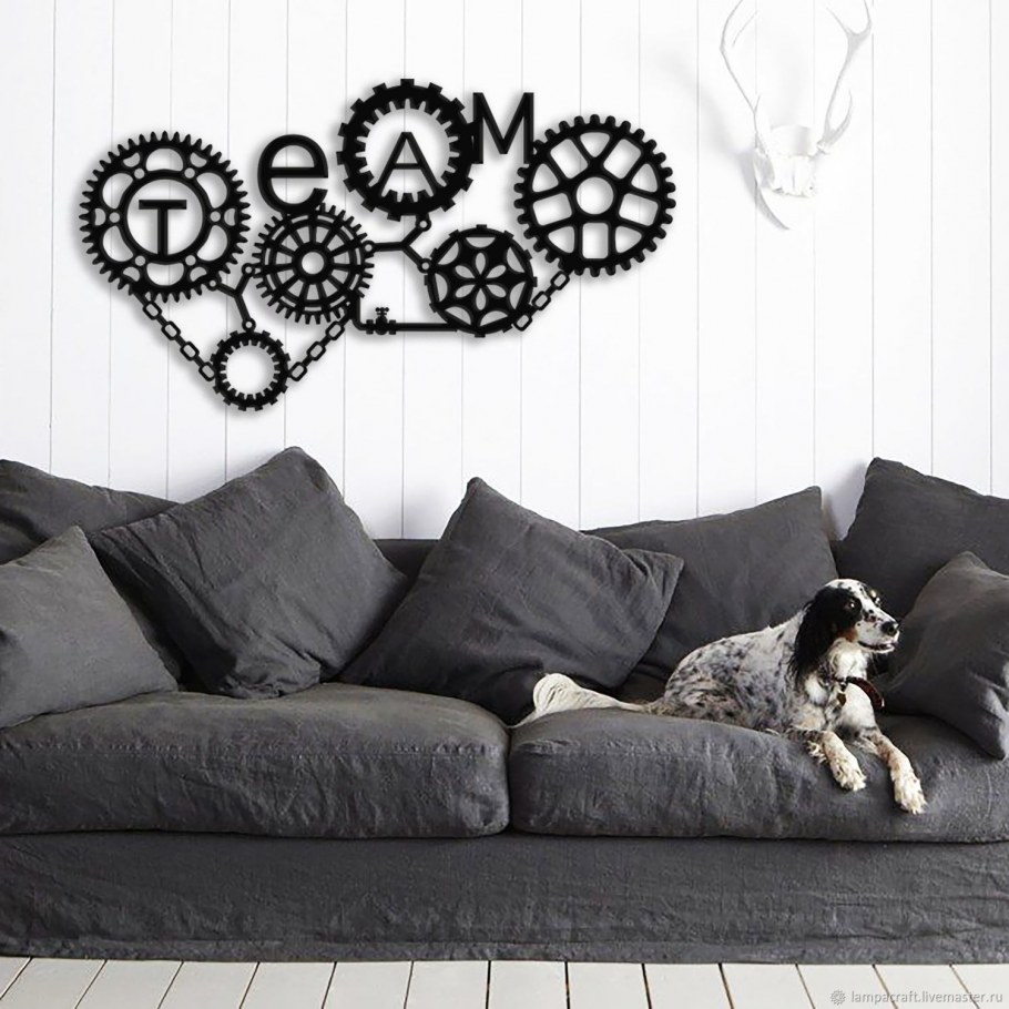 Композиция из шестеренок