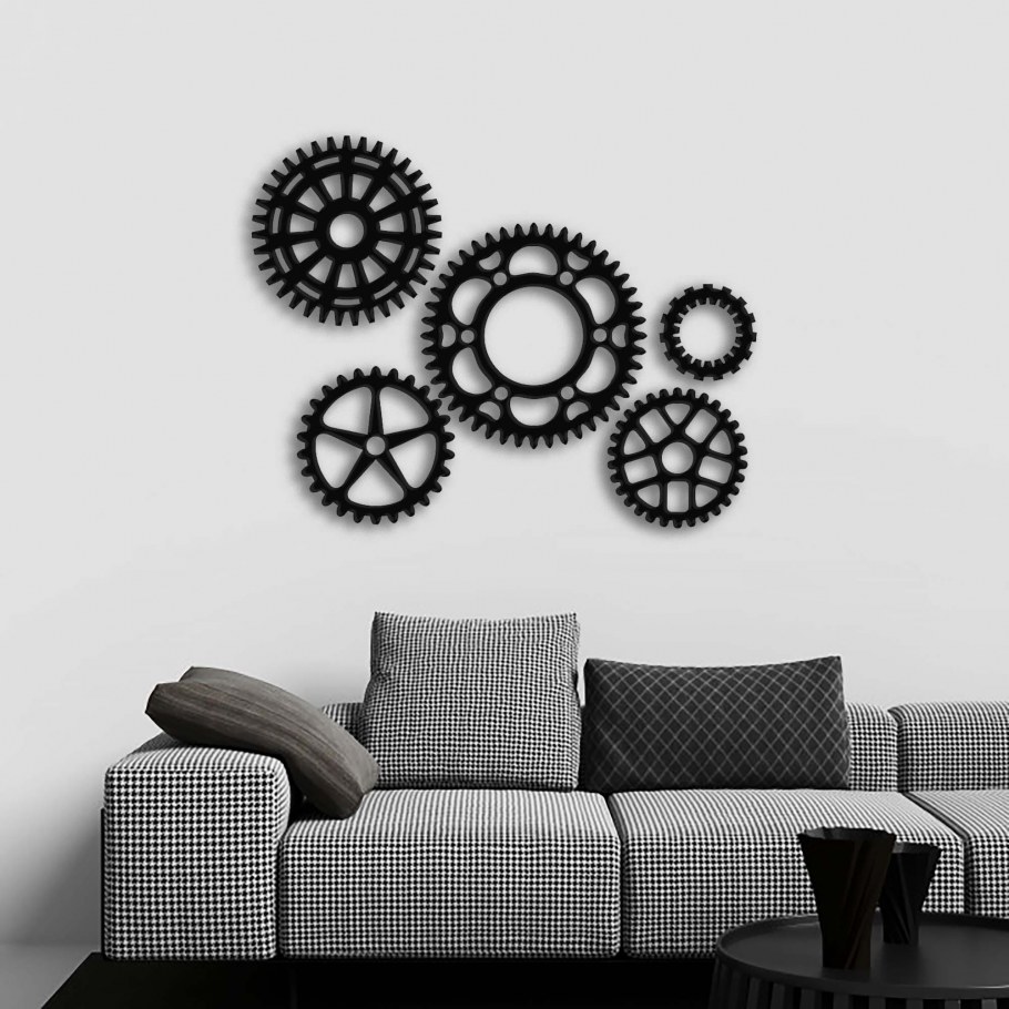 Металлический декор на стену