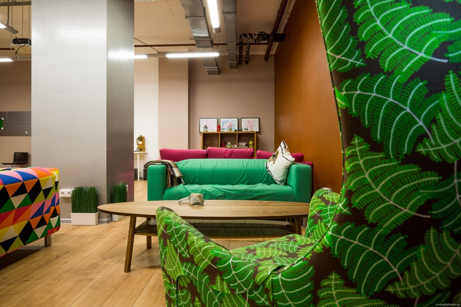 Зона отдыха в магазине