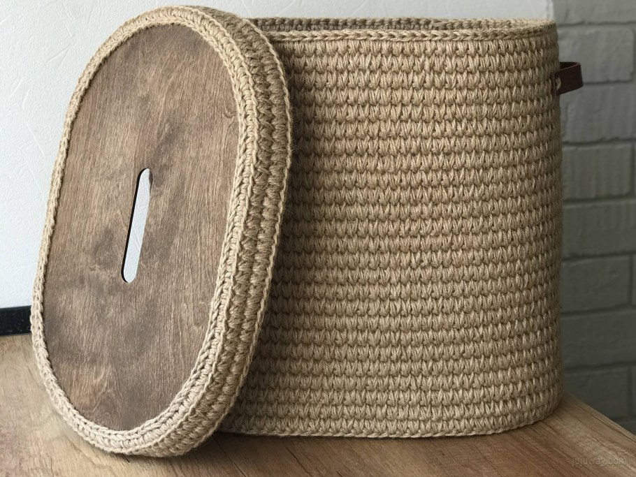 Корзина из джута икеа