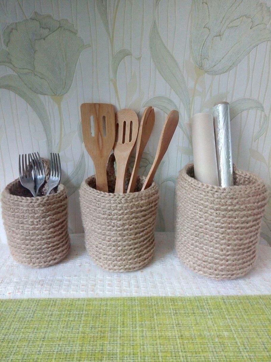 Корзина из джута икеа