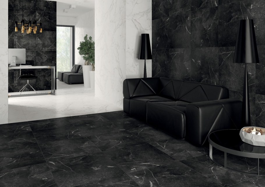 Керамогранит Cerpa Almere Black rectificado 75x75