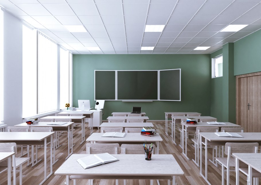Интерьер школы