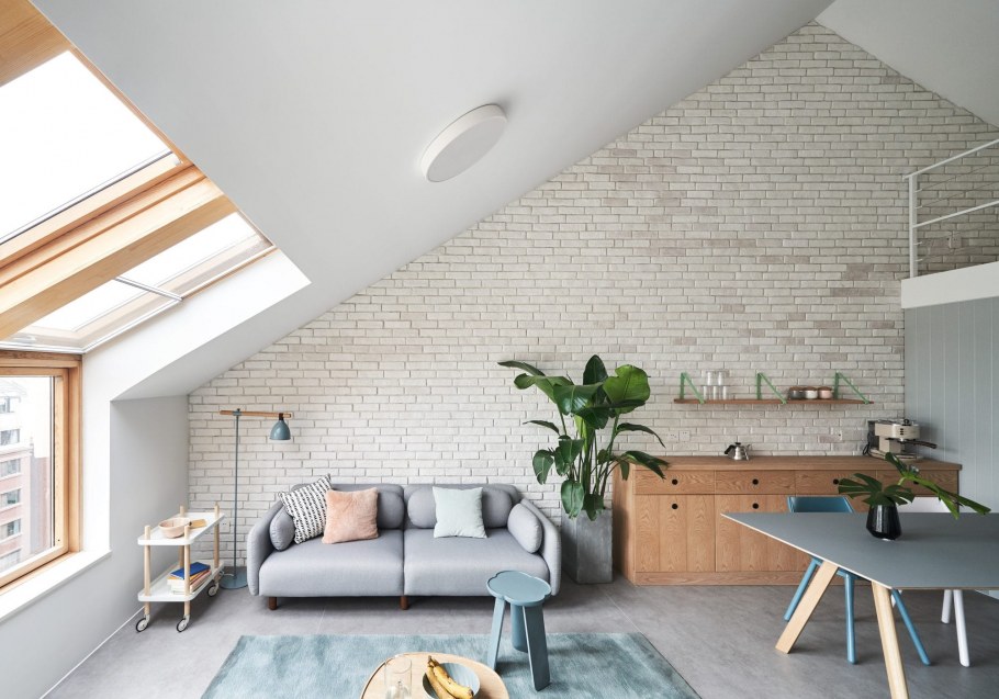 Мансардный этаж лофт