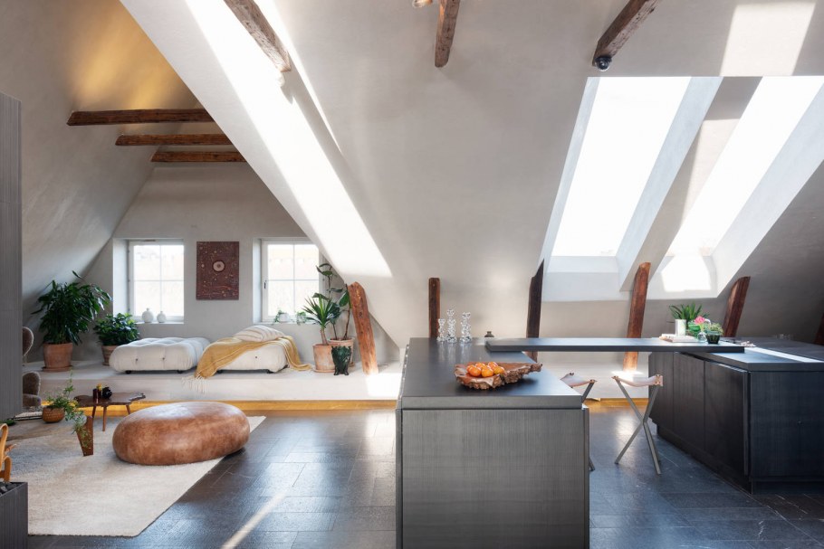 Мансарда квартира в Стокгольме