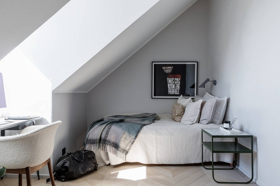 Интерьер икеа мансарда