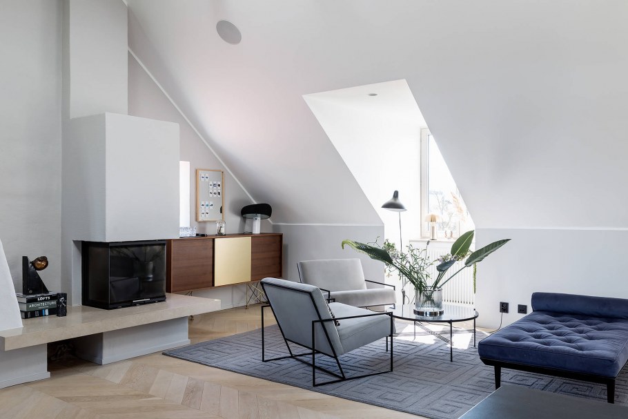 Мансарда квартира в Стокгольме