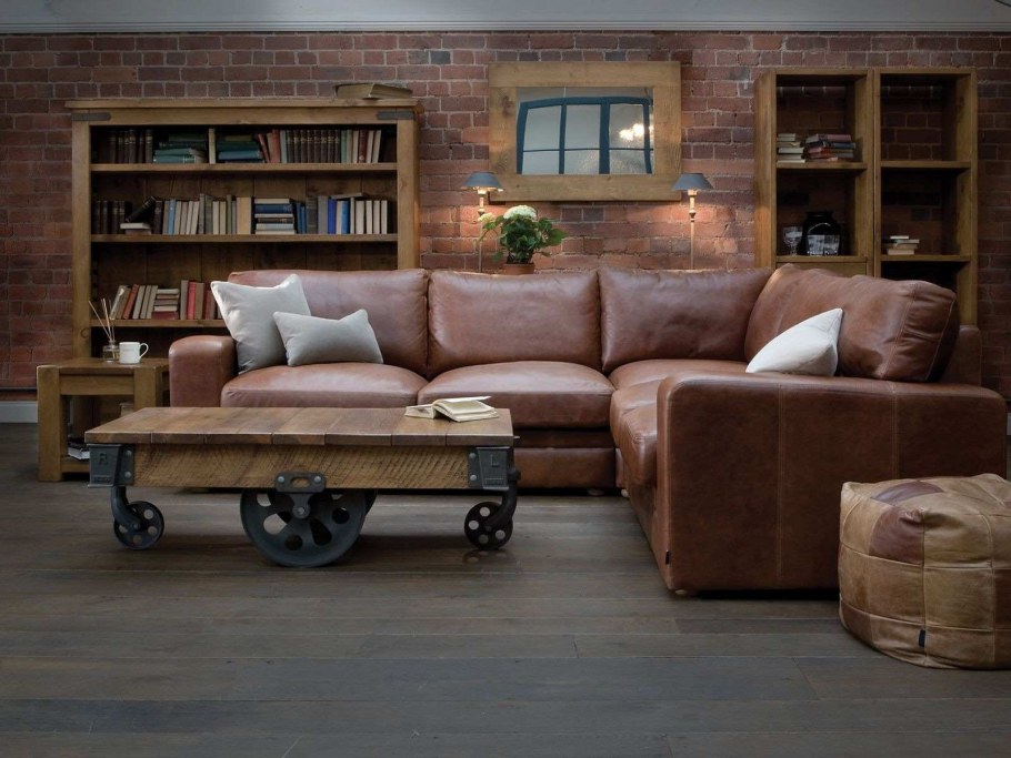Диван лофт в интерьере