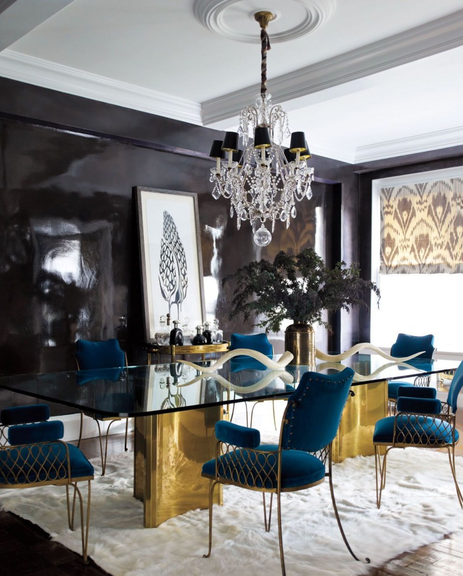 Гостиная в горчичном цвете