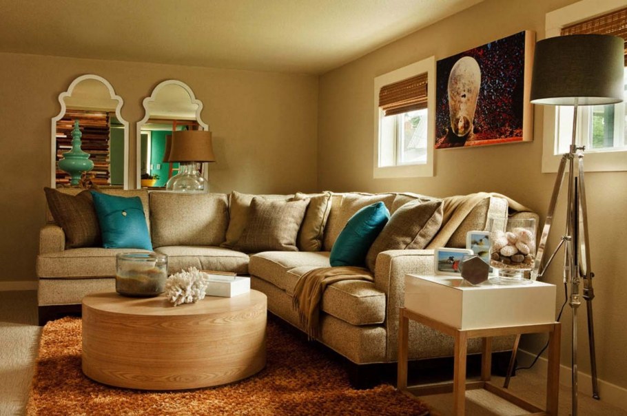 Розовое золото в интерьере