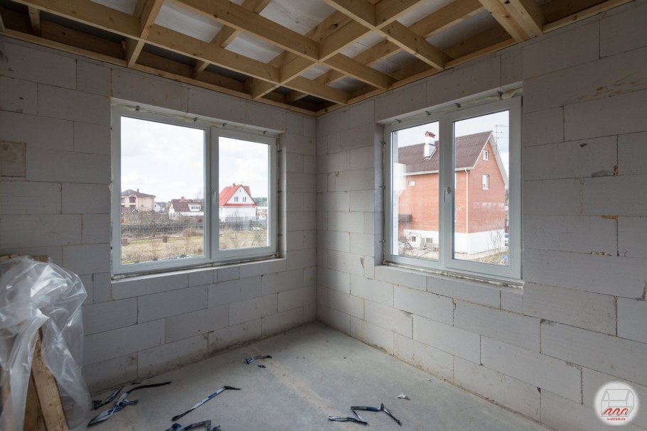 Окна в доме из газобетона
