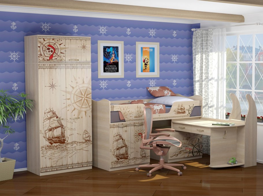 Детская мебель навигатор дуб каньон