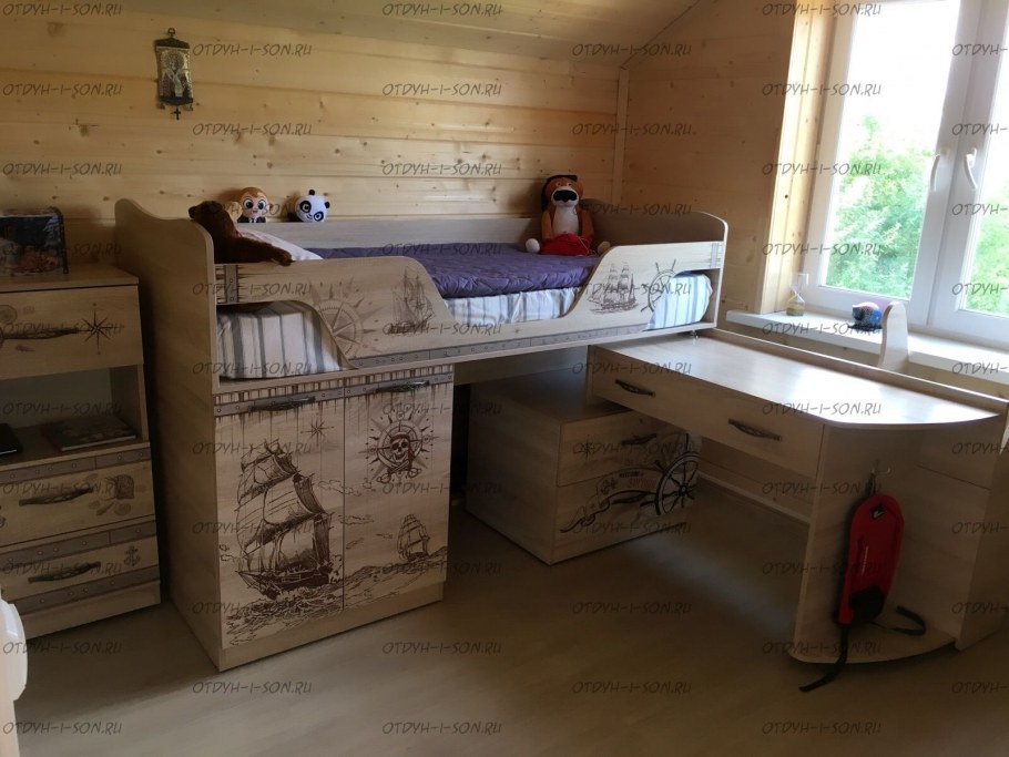 Cilek кровать Pirate, 100x200