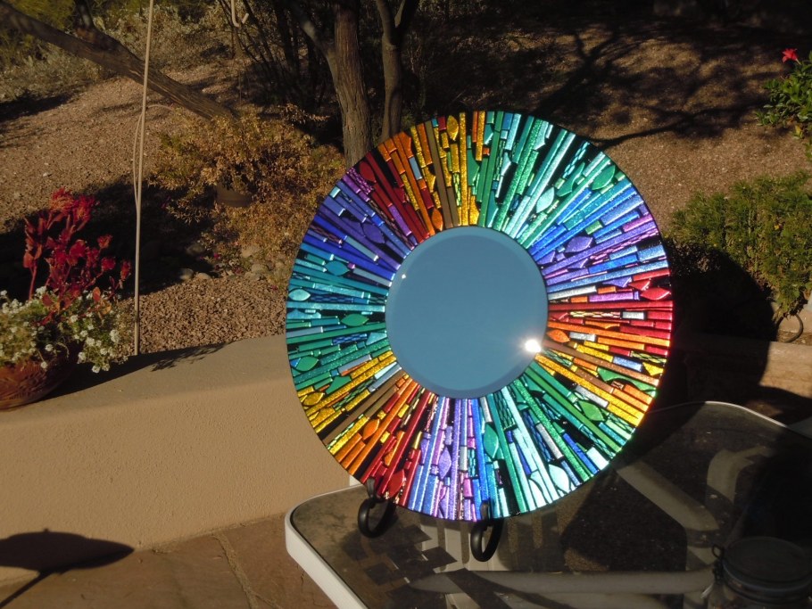 Мозаика из компакт дисков