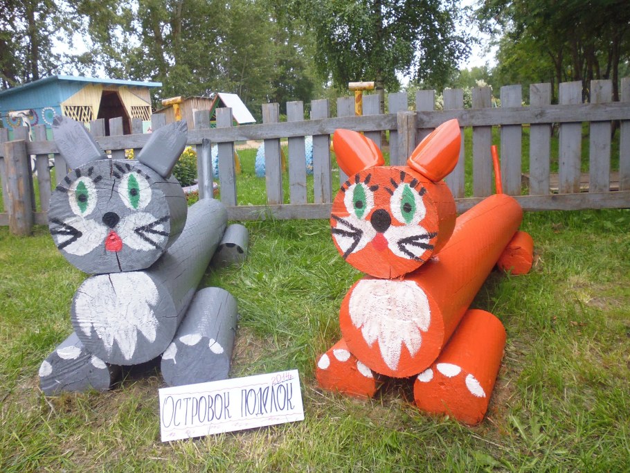 Поделки из бревен