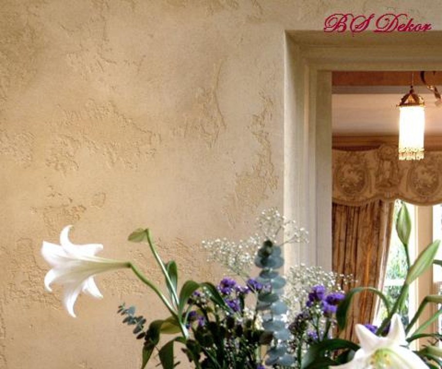 Штукатурка венецианская орхидеи