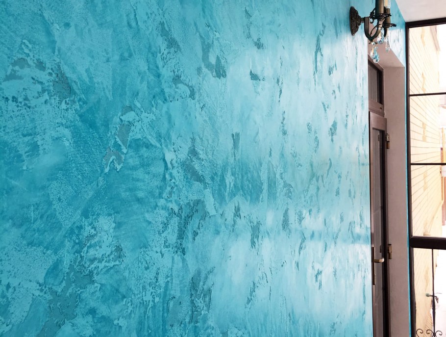 Штукатурка Marmorino синий сапфир