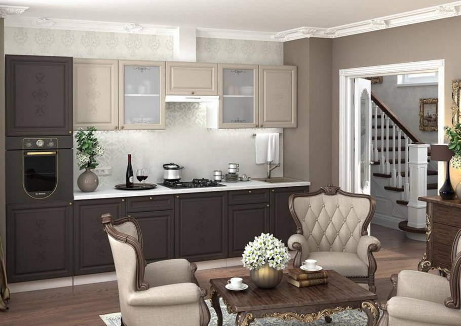 Кухня Версаль латте софт