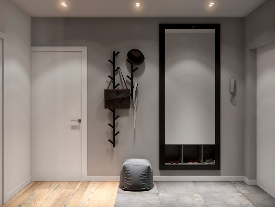 Прихожая в минималистичном стиле